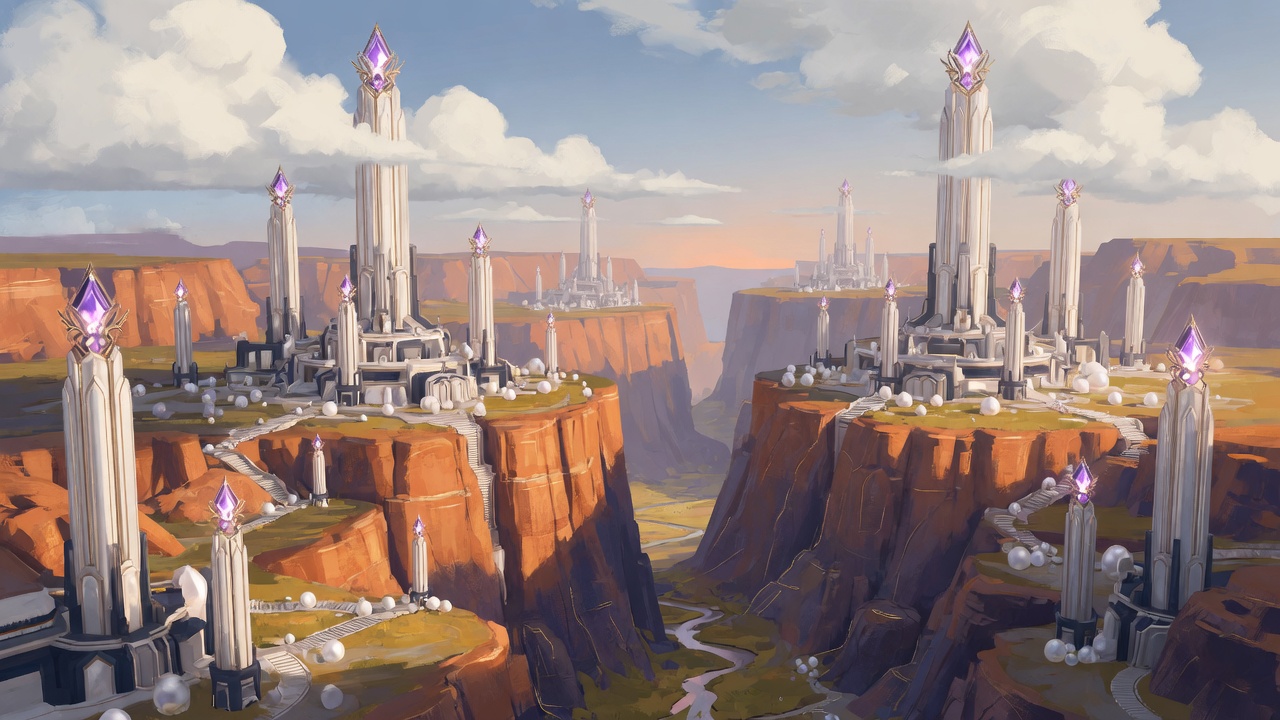 Syntari Enclave establishing shot